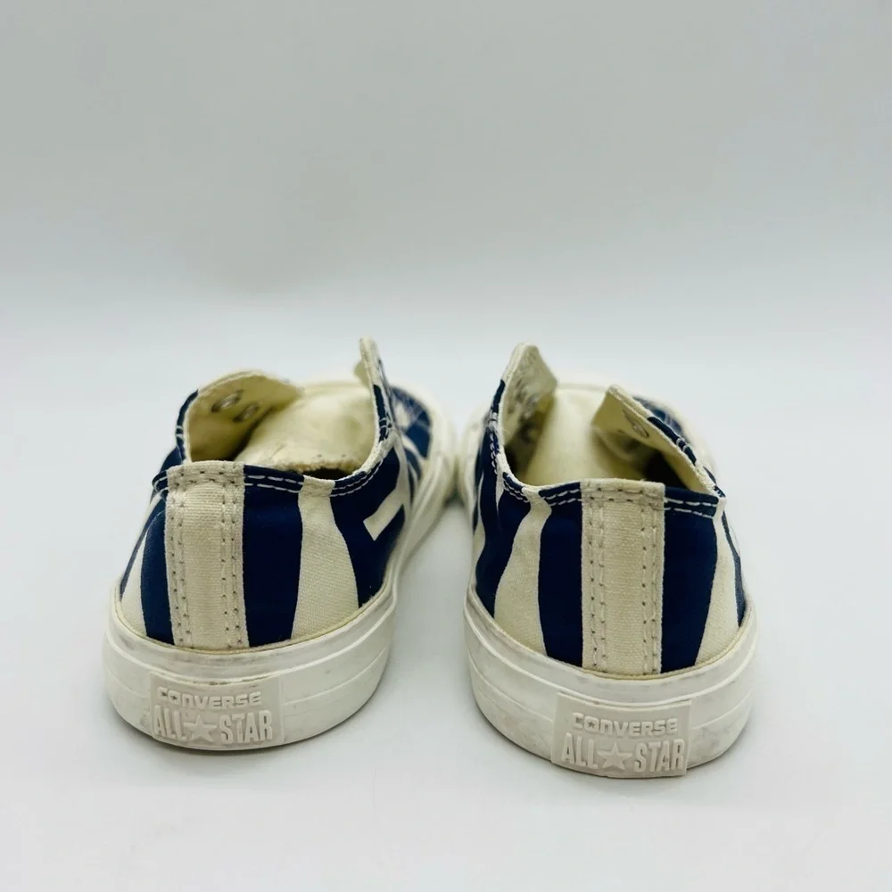 CONVERSE SNEAKERS WHITE WITHCONVERSE  IN LARGE BLUE LETTERS SIZE TODDLER 10